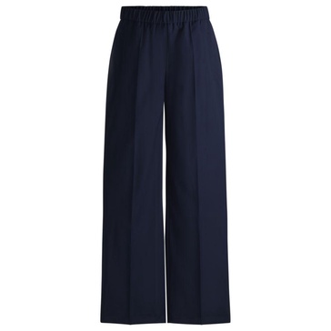 relaxed-fit trousers in wool