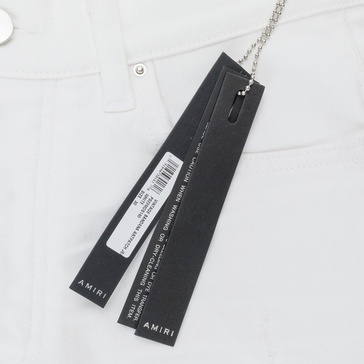 bandana artpatch white jeans