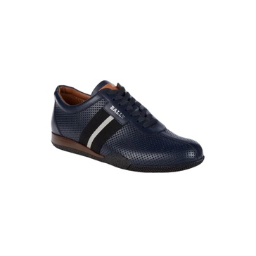 frenz men's 6230484 ink perforated leather sneakers