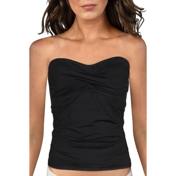 womens twist front bandeau swim top separates