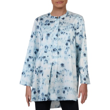 womens high neck office wear blouse