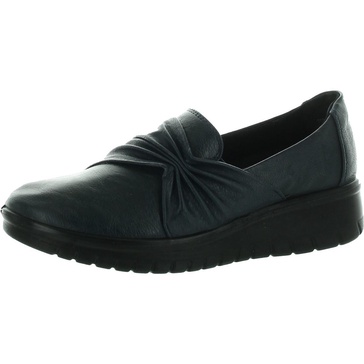 womens padded insole leather flat shoes