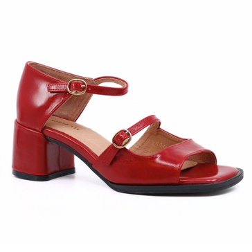 women's double jane sandals in ot red