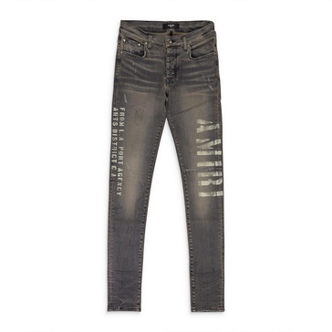 military stencil grey skinny jeans