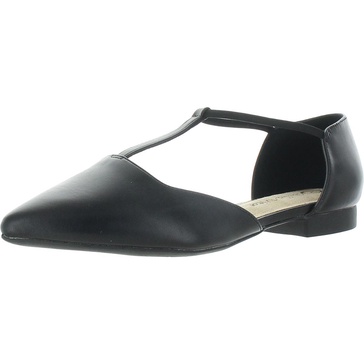darby womens cushioned footbed faux leather d'orsay