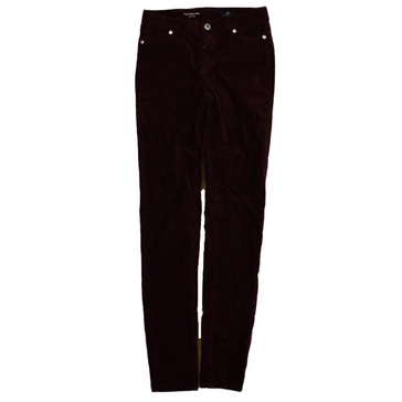 girls burgundy jeggings size: 16 year
