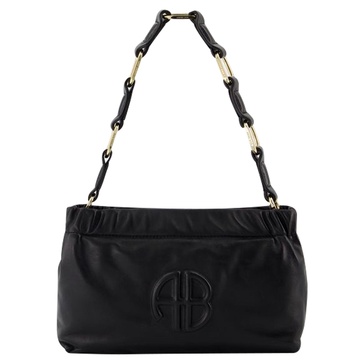 kate small shoulder bag -  - leather - black