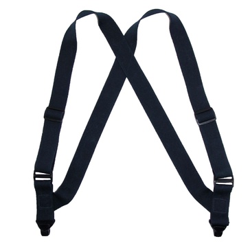 men's elastic side plastic clip tsa compliant airport suspenders