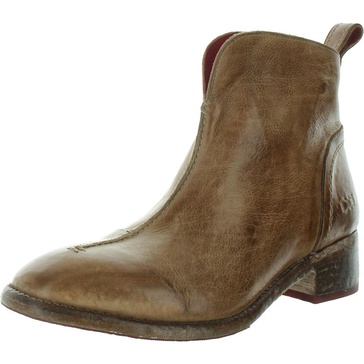tabitha womens zipper leather ankle boots