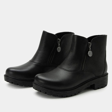 women's rorie platform bootie in black bird