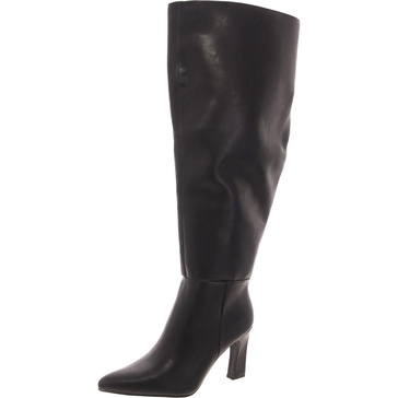 sizzlee womens pull on stiletto over-the-knee boots