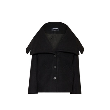 Jacquemus Le Caban Caruso Draped-Collar Jacket Women