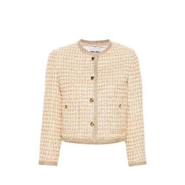 Check Lamé Jacket