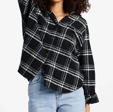 best time woven top in navy
