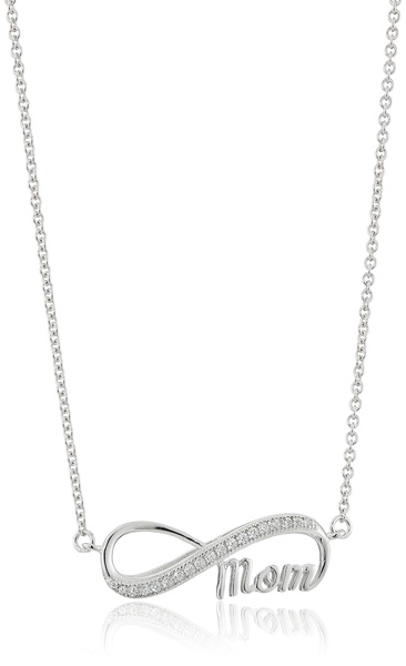 Amazon Essentials 925 Sterling Silver AAA Cubic Zirconia Pendant Necklace, 18" , (previously Amazon Collection)