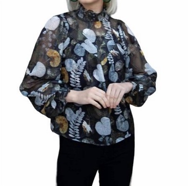 luna top in black