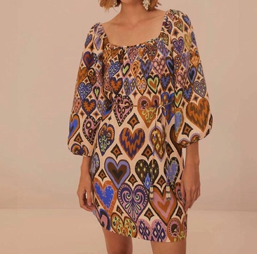 hearts ikat cream ls in multi