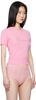 Pink Cashmere Cropped Sweater