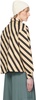 Black & Beige Domino Stripe Jacket