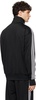 adidas Originals adicolor Firebird track top in black & white