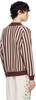 Brown & Off-White Hogan Stripe Polo