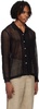 Black Meandering Shirt