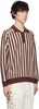 Brown & Off-White Hogan Stripe Polo