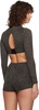 Black & Gold Ariel Blouse