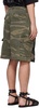 Khaki Camouflage 'Overcamoujerseyshorts' Shorts