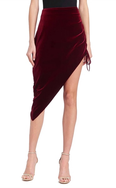 aviette skirt in wine