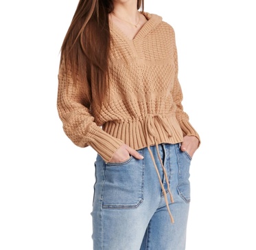 bowie crochet top in buckwheat