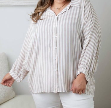 high standards button down in white