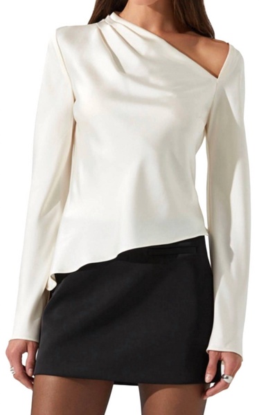 aniyah long sleeve in cream