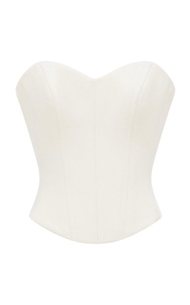 Wool Suiting Corset Top