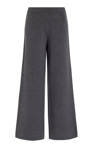 Grace Cropped Cotton-Cashmere Flare Pants