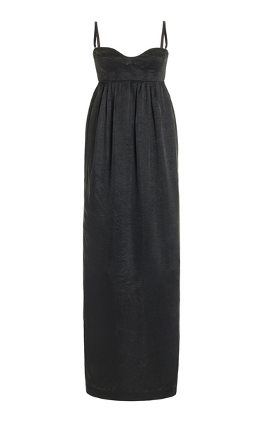 Helga Strapless Corset Bustier Maxi Dress