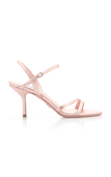 Metallic Leather Sandals 