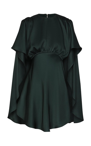 Eden Draped Satin Mini Dress