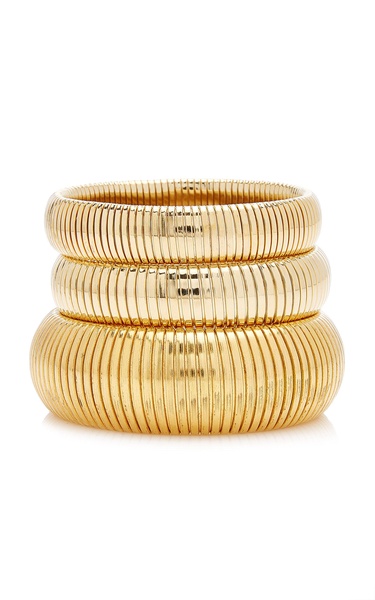 Exclusive Cobra 24K Gold-Plated Bracelet Set