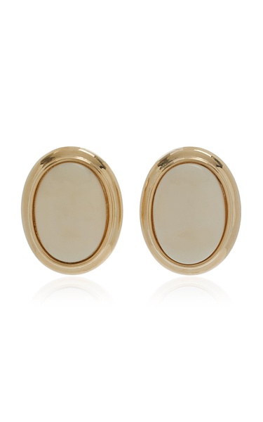 Exclusive Gabrielle Silver-Tone Stone Earrings
