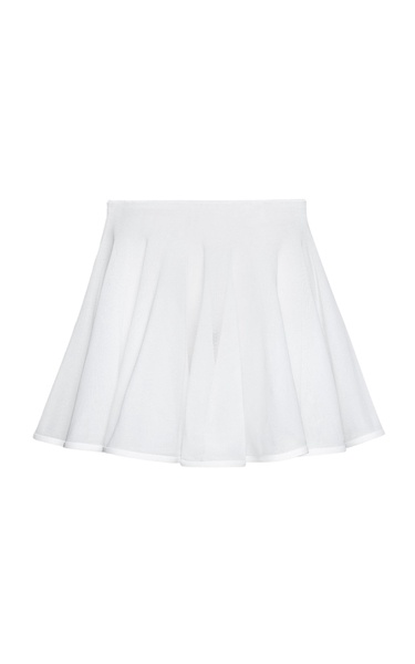 Cotton Skater Mini Skirt