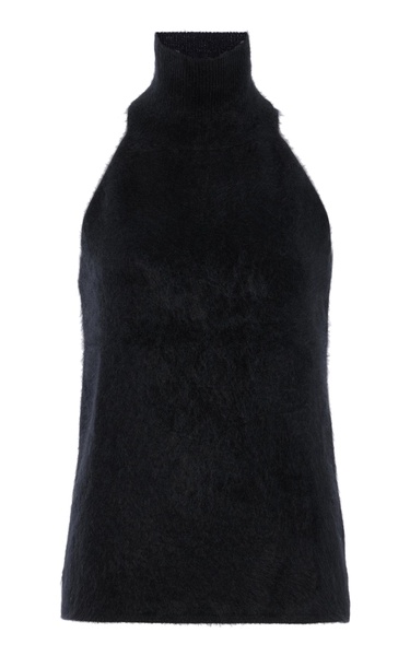 Leya Brushed-Cashmere Top