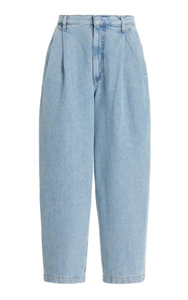 Becker Rigid High-Rise Tapered-Leg Jeans