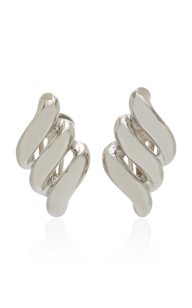 Exclusive Silver-Tone Clip-On Earrings
