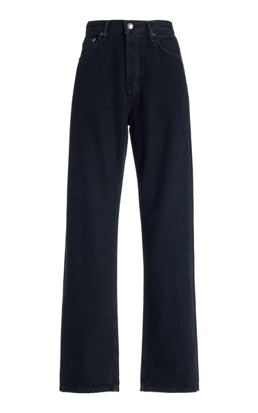 90’s Pinch Waist Long Rigid High-Rise Straigh-Leg Jeans