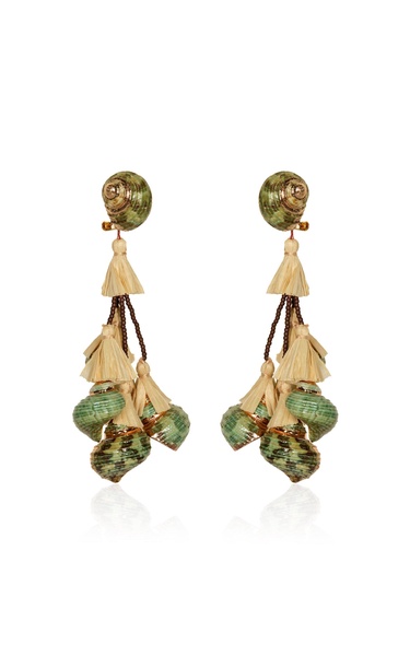 Espiral Sagrado Natural Shell Earrings