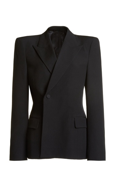 Tailored Twill Blazer Jacket