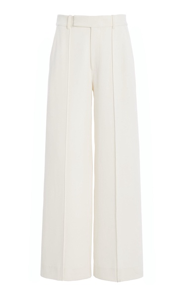 Weyes Crepe Wide-Leg Pants 