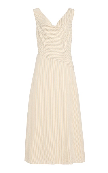 Evelyn Striped Midi Dress