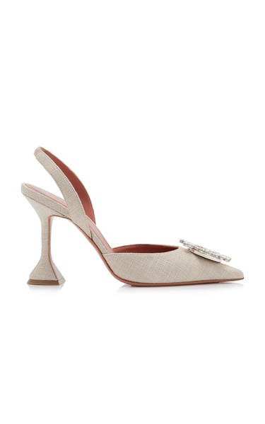 Begum Canvas Slingback Pumps